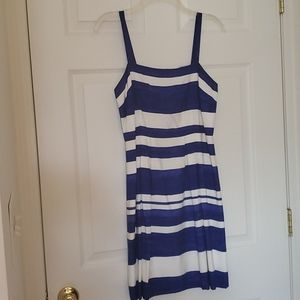 Loft Striped Summer Dress